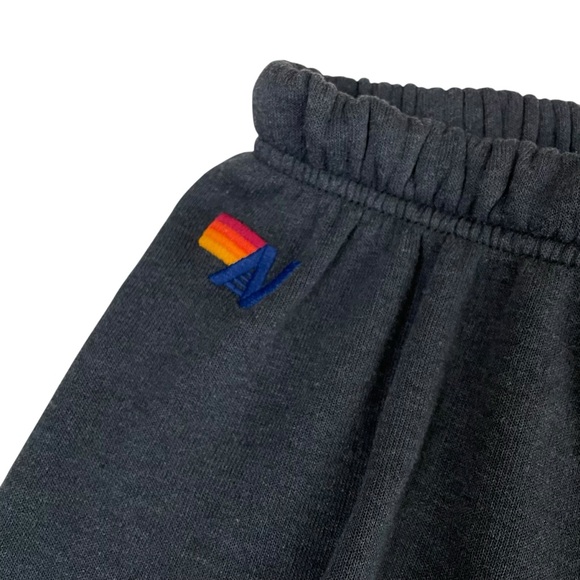 Aviator Nation White Lightning BOLT Sweatpants Navy Blue Small - Picture 8 of 14